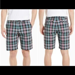 Tommy Bahama Mens 35 Set Sail Plaid Shorts‎ IslandZone Golf Athleisure Preppy